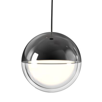 LED luster na lanku ZIREA LED/7W/230V čierny