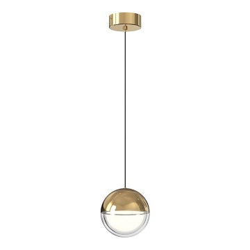LED luster na lanku ZIREA LED/7W/230V zlatý
