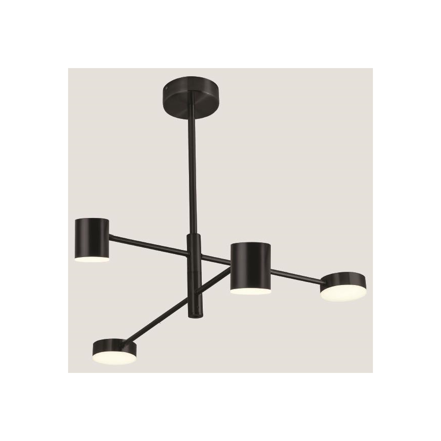 LED Luster na tyči LED/24W/230V 3000K čierna