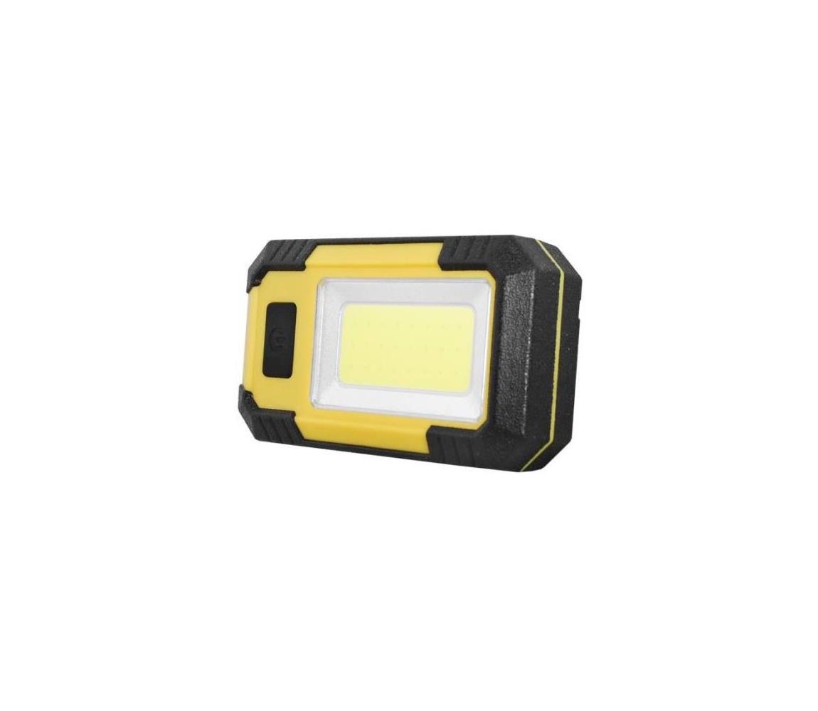 LED Nabíjací reflektor LED/10W/4000 mAh 6000K IP44