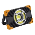LED nabíjací reflektor s reproduktorom LED/10W/5V USB 6500K IP44 2000 mAh