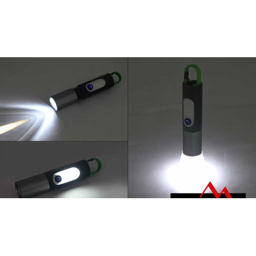 LED Nabíjacia baterka LED/10W/3,7V 750 lm 10h
