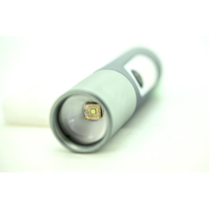LED Nabíjacia baterka LED/10W/3,7V 750 lm 10h