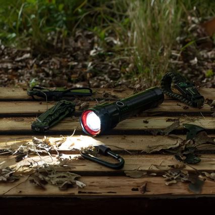 LED Stmievateľná nabíjacia baterka s funkciou powerbanky LED/30W/5V IPX5 1060 lm 5000 mAh