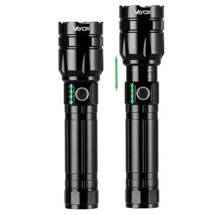 LED Stmievateľná nabíjacia baterka s funkciou powerbanky LED/30W/5V IPX5 1060 lm 5000 mAh