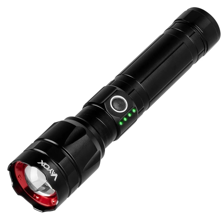 LED Stmievateľná nabíjacia baterka s funkciou powerbanky LED/30W/5V IPX5 1060 lm 5000 mAh