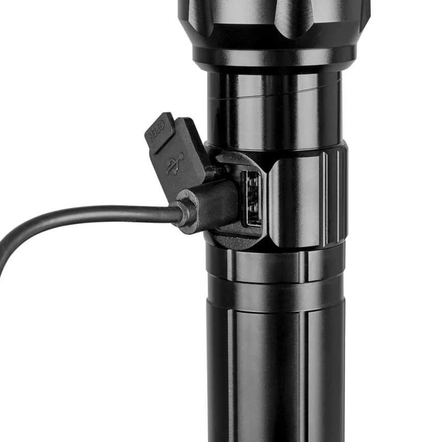 LED Stmievateľná nabíjacia baterka s funkciou powerbanky LED/30W/5V IPX5 1060 lm 5000 mAh