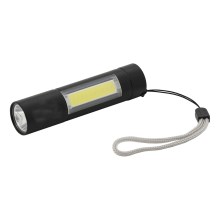 LED Nabíjacia baterka LED/400mAh čierna
