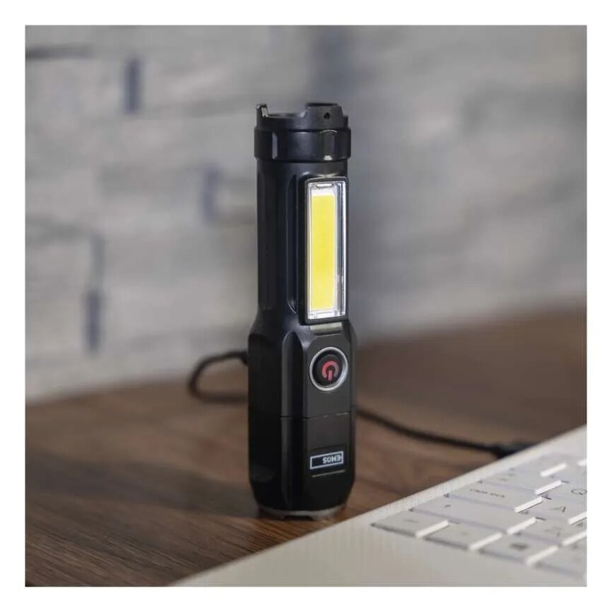 LED nabíjacia baterka LED/USB/3,7V IP44 150 lm 1200mAh