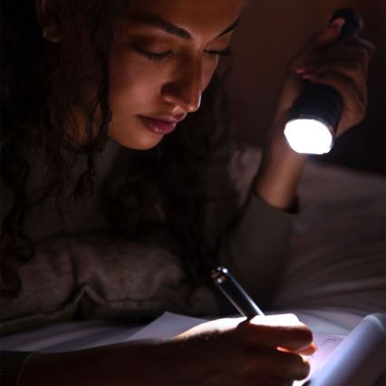 LED nabíjacia baterka USB LED/10W/5V IP54 2000 mAh 1000 lm