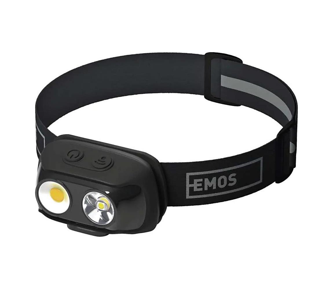 LED nabíjacia čelovka LED/USB 1200 mAh P3542