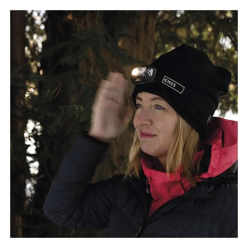 LED nabíjacia čelovka LED/USB 1200 mAh