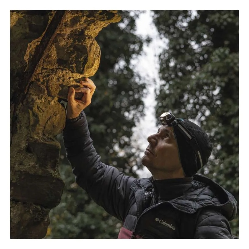 LED nabíjacia čelovka LED/USB 1200 mAh