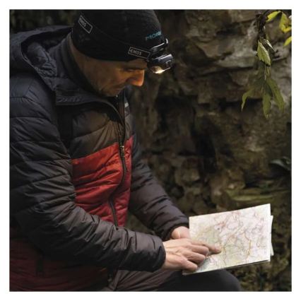 LED nabíjacia čelovka LED/USB 1200 mAh