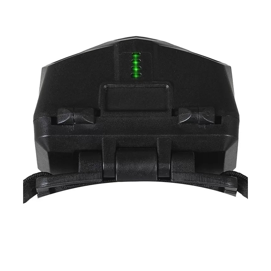 LED Stmievateľná nabíjacia čelovka so senzorom a červeným svetlom 2xLED/5W/5V/3xAAA IP65 500 lm 1200 mAh