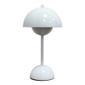 LED Nabíjacia dotyková stolná lampa COSTA LED/3W/5V 2400 mAh 3000-6000K biela