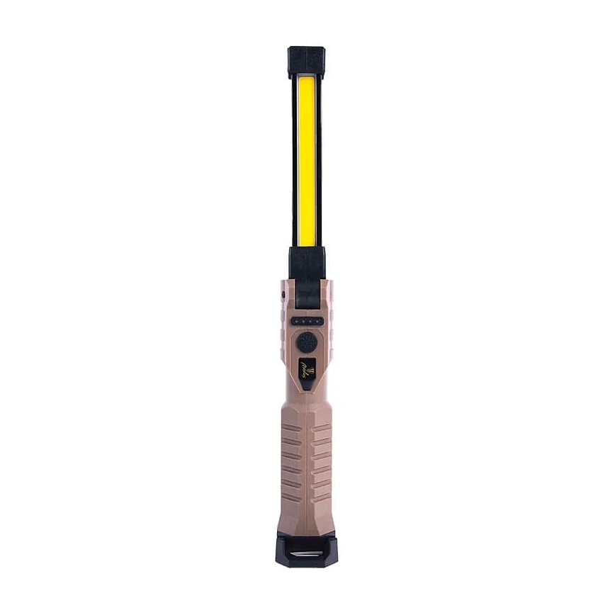 LED Stmievateľná nabíjacia pracovná baterka s funkciou powerbanky LED/4W/5V IPX4 600 lm 2000 mAh
