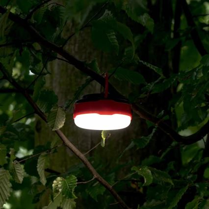 LED Stmievateľná nabíjacia solárna baterka s funkciou powerbanky LED/3W/5V 3000/4000/6500K IPX6 500 lm 2000 mAh
