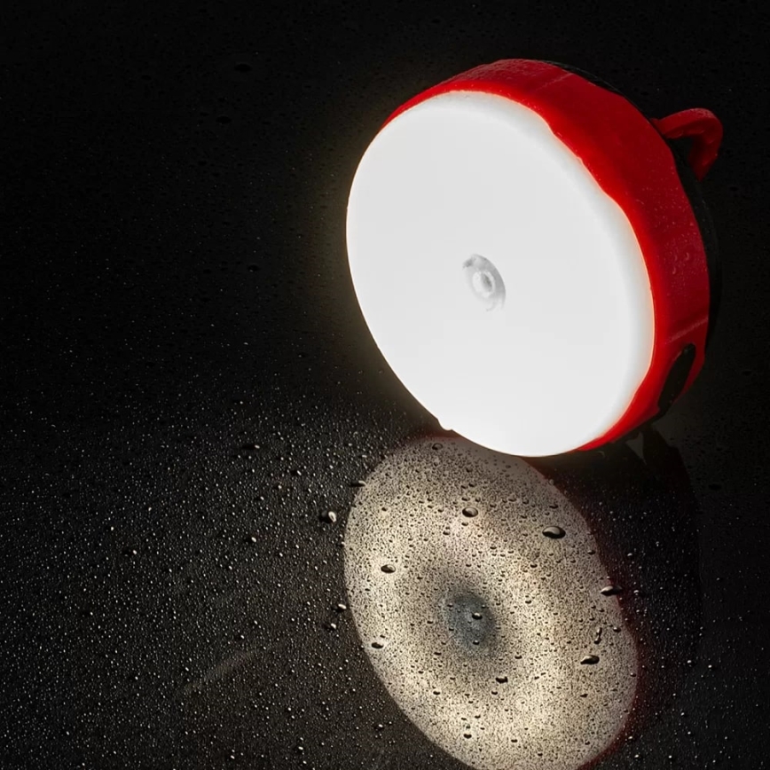 LED Stmievateľná nabíjacia solárna baterka s funkciou powerbanky LED/3W/5V 3000/4000/6500K IPX6 500 lm 2000 mAh