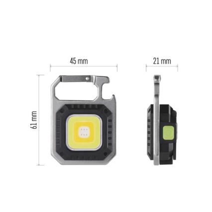 LED Nabíjacia svietidlo LED/USB/3,7V 750 lm 500 mAh