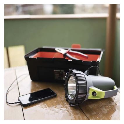 LED nabíjateľná baterka LED/3,7V 4000 mAh