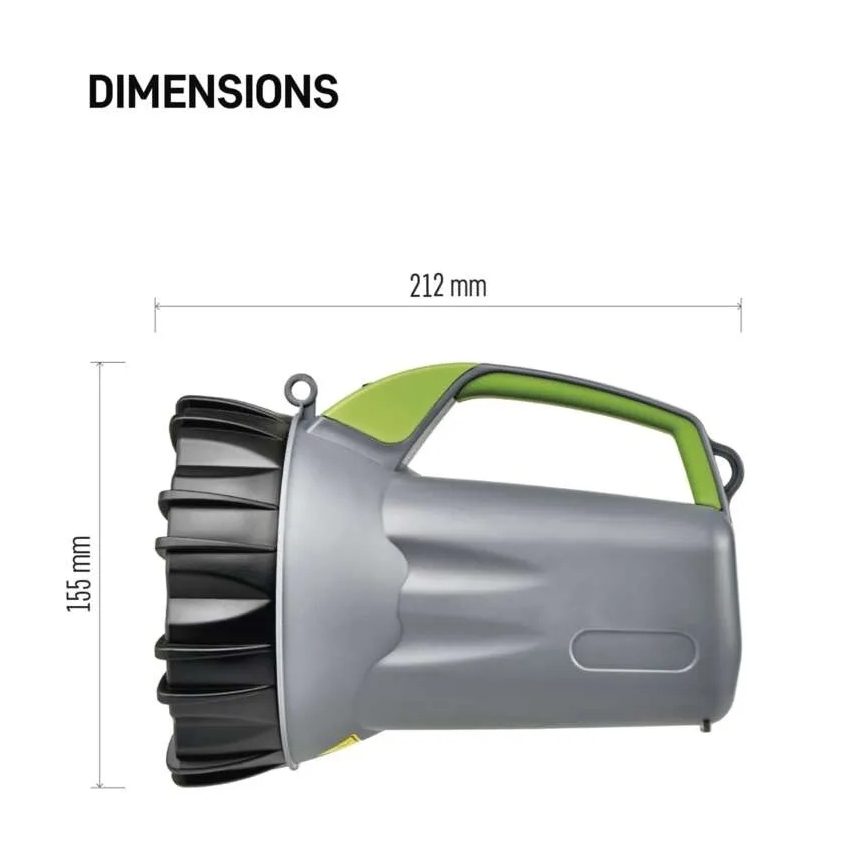 LED nabíjateľná baterka LED/3,7V 4000 mAh