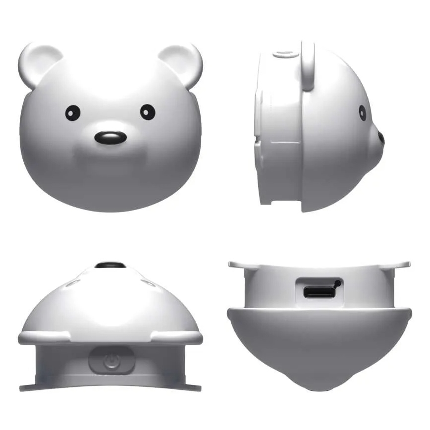 LED nabíjateľná čelovka LED/USB 500 mAh – medveď