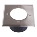 LED Nájazdové svietidlo MIVO LED/3W/230V 12x12 cm IP67 matný chróm