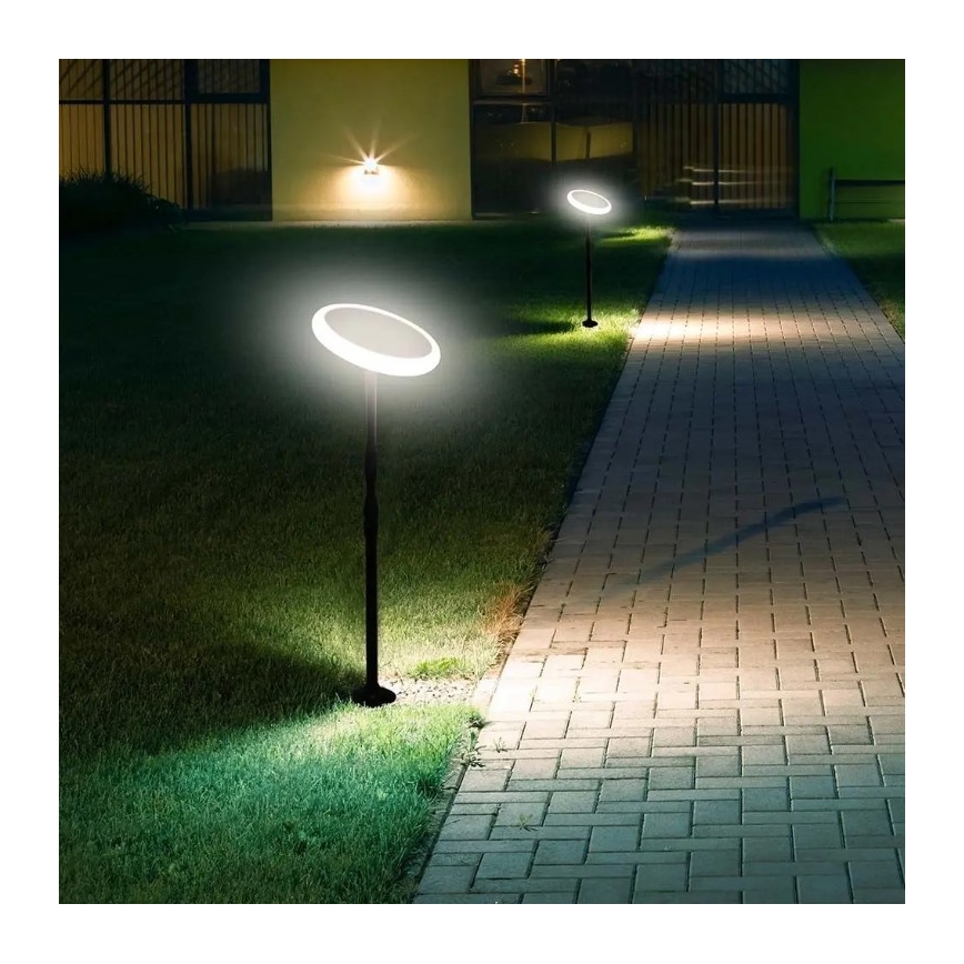 LED Nastaviteľná solárna lampa GARDEN LED/8W/5V 60-129 cm 4000K IP65