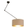 LED Nastaviteľný luster na tyči GORTA 1xE27/60W/230V béžová/zlatá