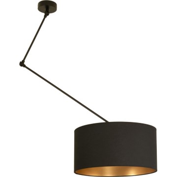 LED Nastaviteľný luster na tyči GORTA 1xE27/60W/230V čierna/zlatá
