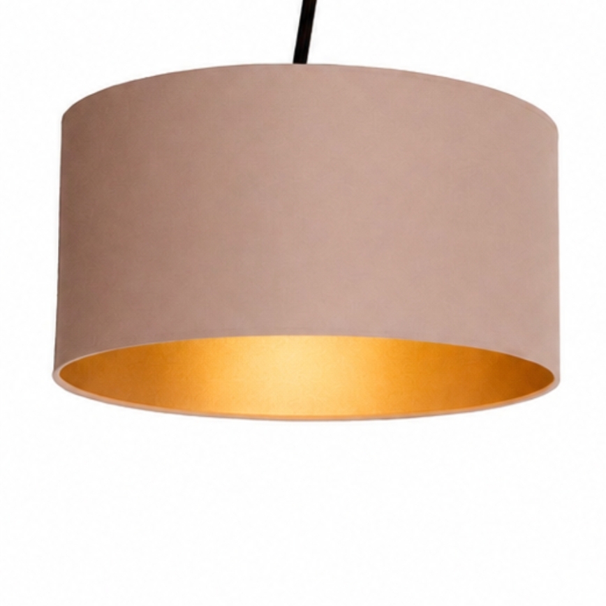 LED nastaviteľný prisadený luster VENICE 1xE27/60W/230V béžová/zlatá