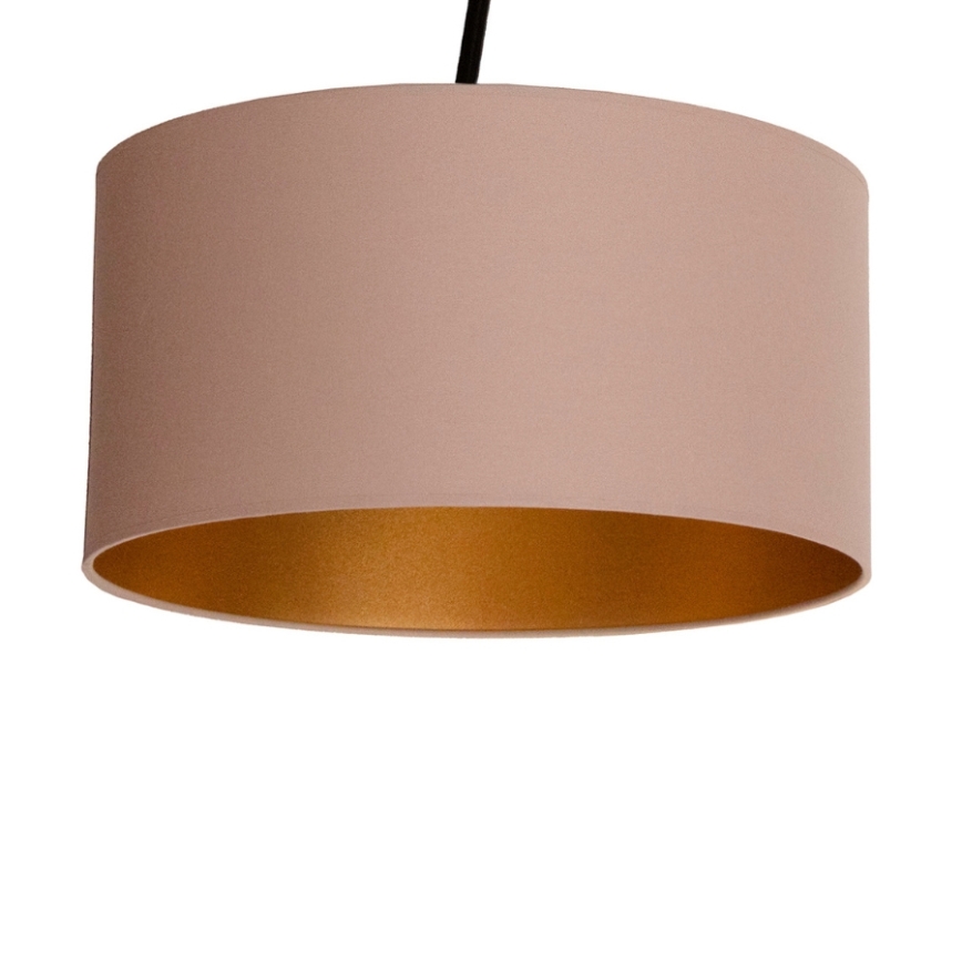 LED nastaviteľný prisadený luster VENICE 1xE27/60W/230V béžová/zlatá