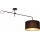 LED Nastaviteľný prisadený luster VENICE 1xE27/60W/230V čierna/zlatá