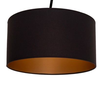 LED Nastaviteľný prisadený luster VENICE 1xE27/60W/230V čierna/zlatá