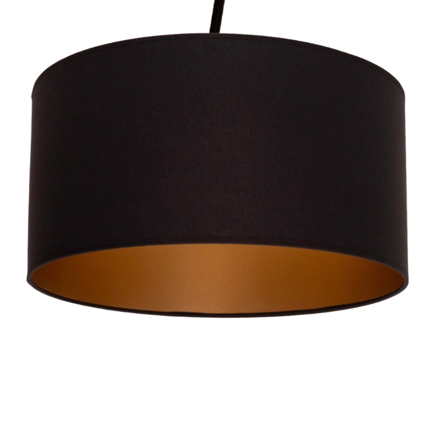 LED Nastaviteľný prisadený luster VENICE 1xE27/60W/230V čierna/zlatá