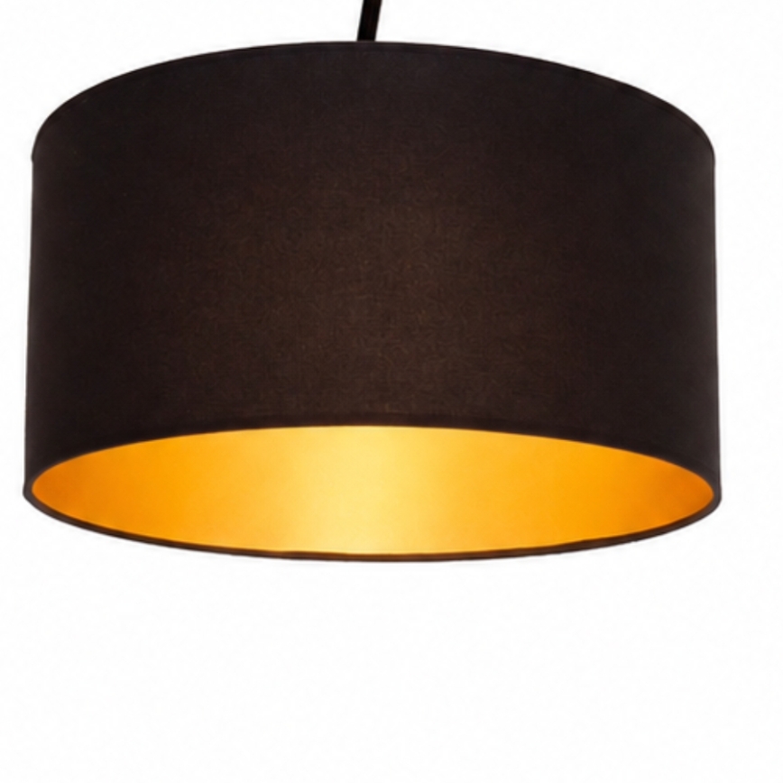 LED Nastaviteľný prisadený luster VENICE 1xE27/60W/230V čierna/zlatá