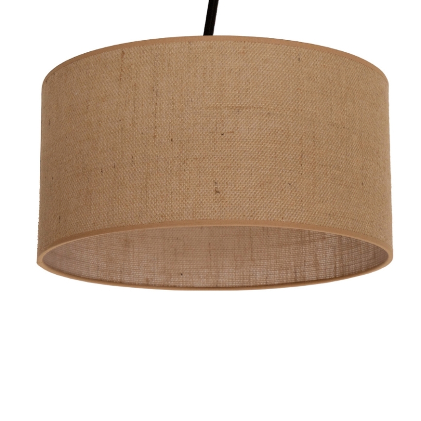 LED Nastaviteľný prisadený luster VENICE 1xE27/60W/230V juta