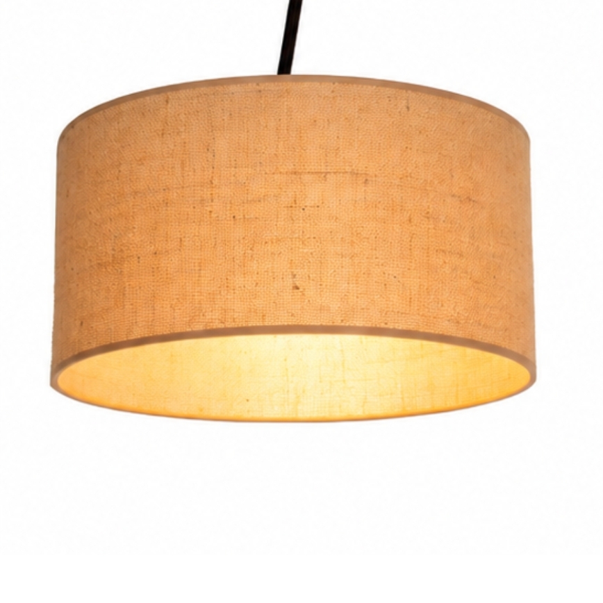LED Nastaviteľný prisadený luster VENICE 1xE27/60W/230V juta