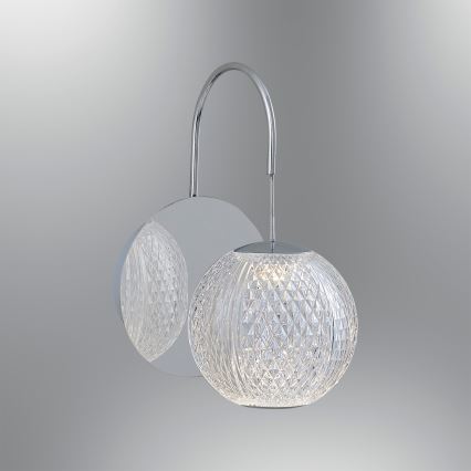 LED Nástenná lampa CREMONA LED/5W/230V 3000K matný chróm