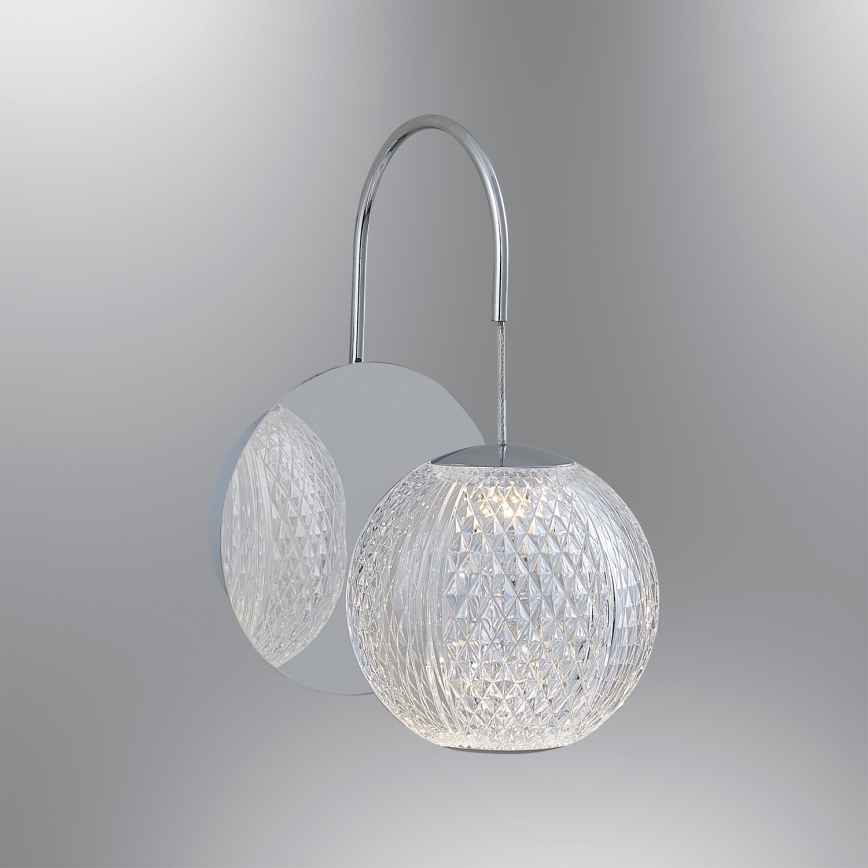 LED Nástenná lampa CREMONA LED/5W/230V 3000K matný chróm
