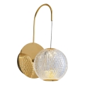 LED Nástenná lampa CREMONA LED/5W/230V 3000K zlatá