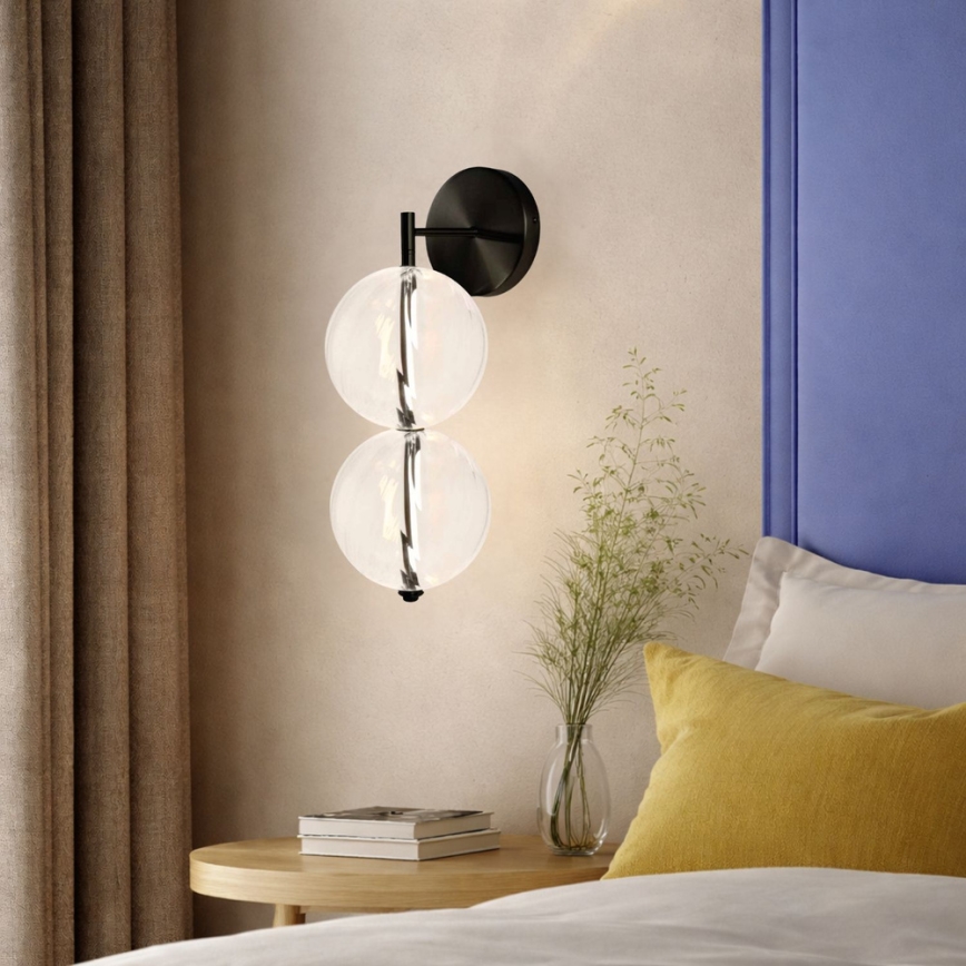 LED nástenná lampa PLAYA LED/10W/230V čierna