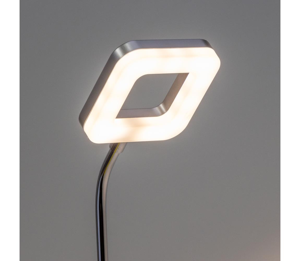 LED nástenná lampička do zásuvky LED/3,2W/230V matný chróm 9A21961