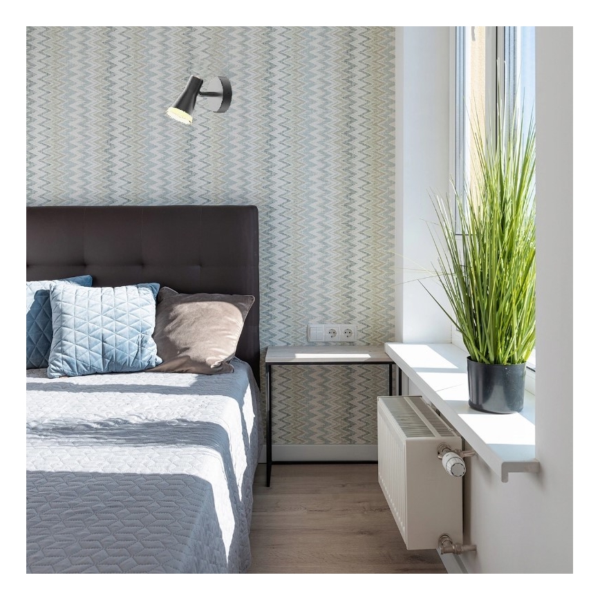 LED Nástenné bodové svietidlo BERG LED/4,2W/230V čierna