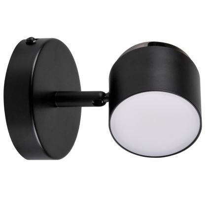 LED Nástenné bodové svietidlo KUBIK LED/4,2W/230V čierna