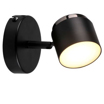 LED Nástenné bodové svietidlo KUBIK LED/4,2W/230V čierna