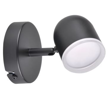 LED Nástenné bodové svietidlo RAWI LED/4,2W/230V čierna