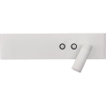 LED nástenné bodové svietidlo RESORT LED/10W/230V + LED/3W biele pravé