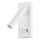 LED Nástenné bodové svietidlo s USB LED/2W/230V biela